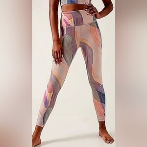 Athleta Vibrance Orchard Pink Elation Leggings ST